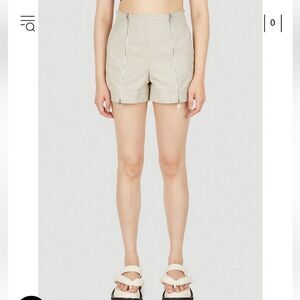 Helmut Lang Zip Front Shorts